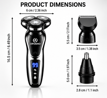 Orvano™ Daily Confidence Grooming Kit (3 in 1 Multi-Functional Grooming Kit)